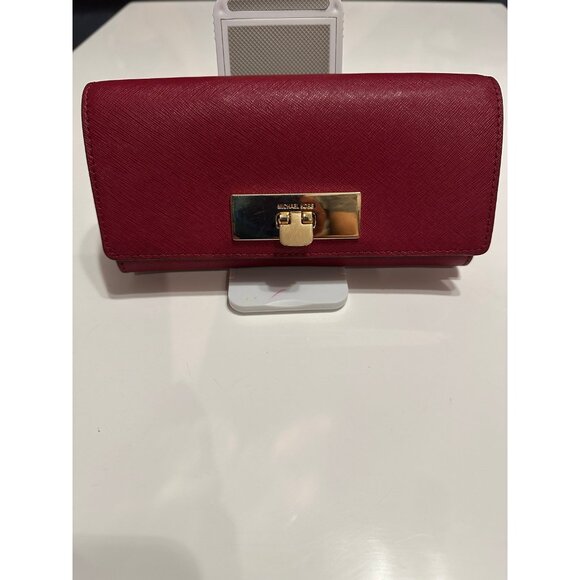 Michael Kors Callie Cherry Carryall Wallet - Picture 6 of 13